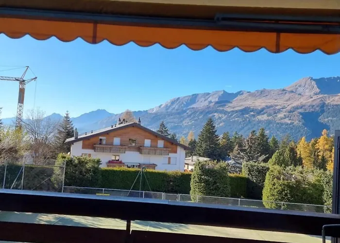 公寓 Crans Montana-snow Island 朗斯